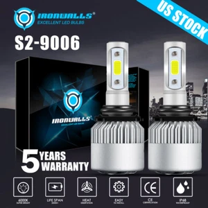 IRONWALLS 9006 HB4 LED Fog Light Bulbs Kit For Acura TL 2002-2006 MDX 2001-2006 - Foto 1 di 12