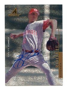 1998 Pinnacle Museum Collection #PP73 Brett Tomko RC Auto Signed IP Autograph