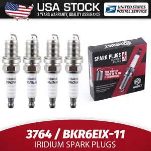 Set of 4 high quality Spark Plug 3764/BKR6EIX-11 For Toyota Camry Matrix Avalon - Picture 1 of 12
