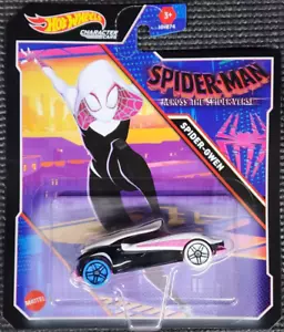 Hotwheels Personaje Coche Diecast - Marvel 2023 Mix 3 - Spider Gwen - Spiderman - Imagen 1 de 2