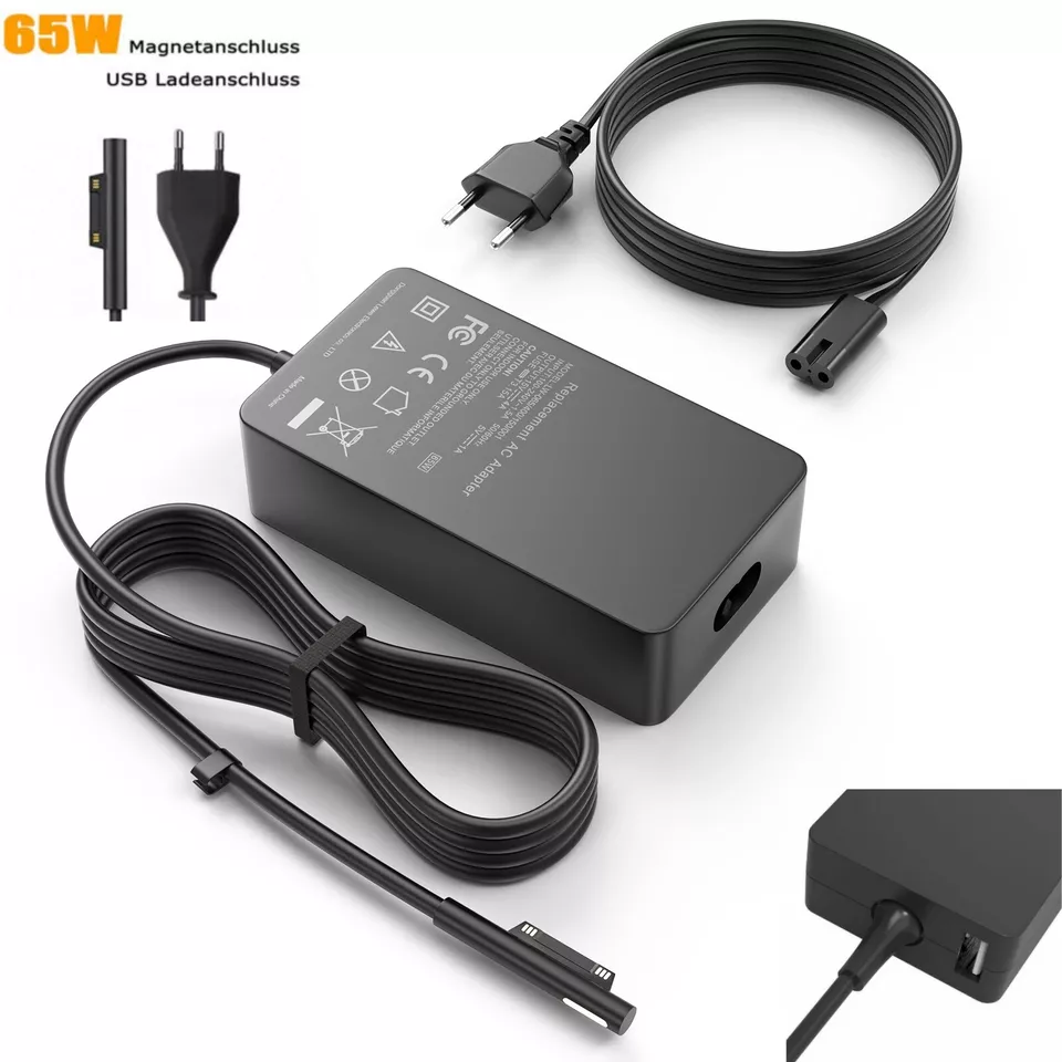65W Ladegerät Netzteil Für Microsoft Surface Pro 3/4/5/6/7/X/GO Model 1706 1735 - Bild 1 von 4