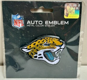 Jacksonville Jaguars Fanmats 3D Metall Farbe Auto Emblem Auto LKW Brandneu NOS - Bild 1 von 1