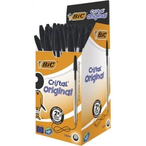 Bolígrafos LYRECO Cristal - Negro - Caja de 50 - 785273 - Imagen 1 de 7