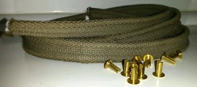 Land Rover Front Panel Bonnet Rest Strip 300824 & Clips 68087 for Series 2 2a 3 - Image 1 of 2