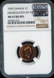 1995 Canada Small Cent 1C NGC MS67 RD DPL MAC - Quality - Picture 1 of 2