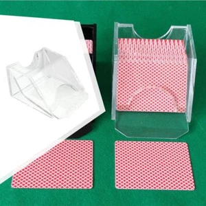 Card Dealer Shoe 1 Deck Solid Construction Manual Weighted Wedge Durable Easy - Picture 1 of 12