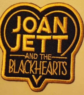 THEPATCHGUY JOAN JETT And The Blackhearts Embroidered Patch 3.5x3.5" orange