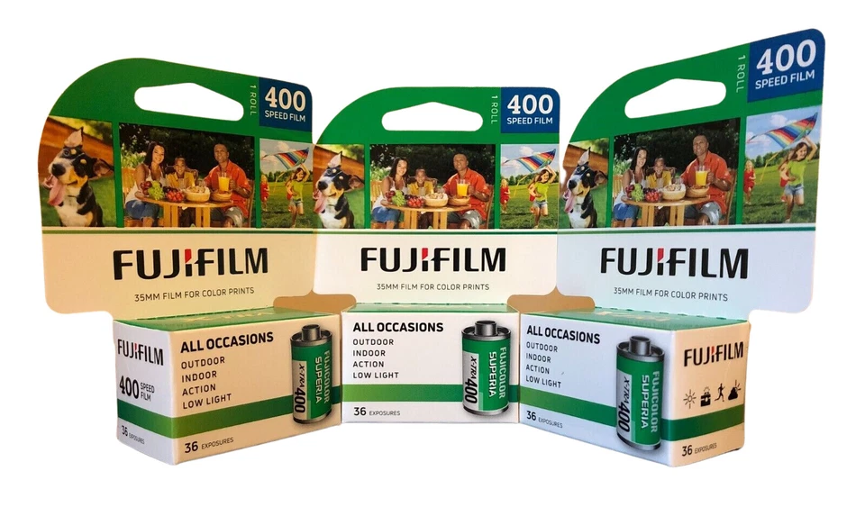 Fujifilm Superia X-TRA 400 Color Negative Film, 36 Sheets
