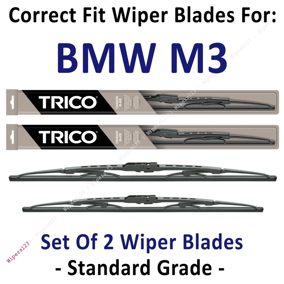Wiper Blades 2-Pack Standard Wipers - fit 1994-1999 BMW M3 - 30210/200 - Image 1 of 1