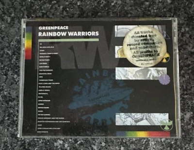 UK DOUBLE CASSETTE TAPE ALBUM VARIOUS ARTISTS GREENPEACE  RAINBOW WARRIORS 1989 - Image 1 of 4