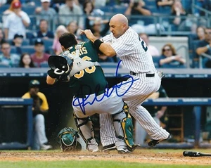 RAUL IBANEZ NEW YORK YANKEES ACTION SIGNED 8x10 - Picture 1 of 1