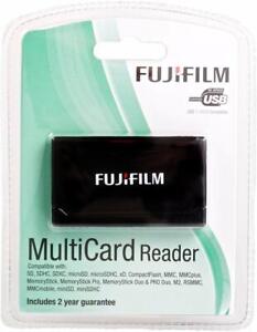 Fujifilm USB MutiCard Reader SD/SDHC/microSD/MicroSDHC/XD/CompactFlash/MMC/M2