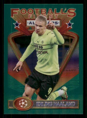 2021-22 Finest Flashbacks UEFA Champions League #9 Erling Haaland AS - Image 1 of 2
