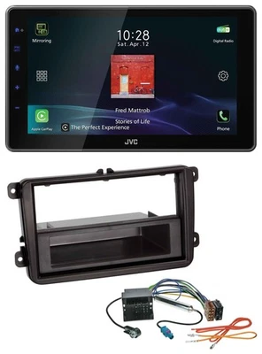 JVC DAB MP3 Bluetooth USB Autoradio für Skoda Fabia Octavia Rapid Roomster - Bild 1 von 4