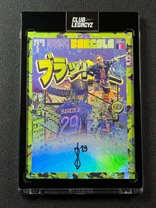 BRADLEY BARCOLA 2025 CLUB LEGACYZ PURPLE MAGIC ICONIC SIGNED EDITION AUTO SP /10 - Picture 1 of 3