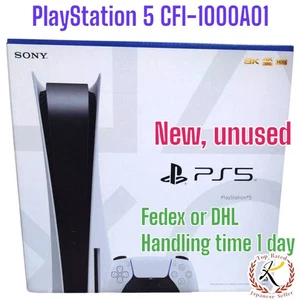 Sony PS5 PlayStation 5 CFI-1000A01 Home Console White 825 GB No Update w/box NEW - Picture 1 of 9