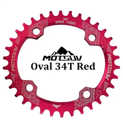  Narrow Wide Chainring 104BCD 32T/34T/36T/38T MTB Chain Wheel Bike Parts   - Image 1 of 4