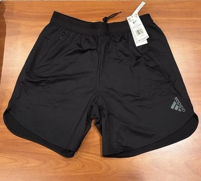 Adidas Men's Training Heat RDY HiIT Shorts Black 7” Inseam  NEW - Image 1 of 4