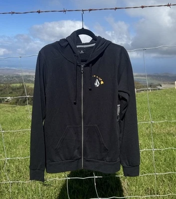NWT Volcom Hawaii Island Sealed Pineapple Hoodie Zip up Black Large - Image 1 of 4
