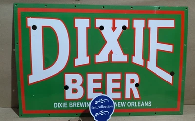 Dixie Beer Porcelain Enamel Sign  36 x 24 Inches 1 Sided - Image 1 of 4