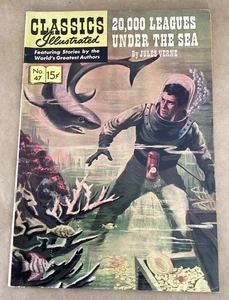 20.000 Meilen unter dem Meer Klassiker illustriert #47 Comic 1948 HRN 133 - Bild 1 von 7