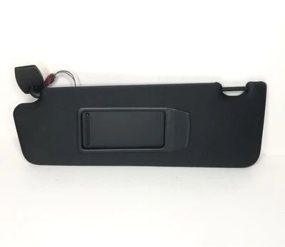 2011-2016 BMW F10 528i 535i 550i Left Driver Side Sun Visor Black Cloth OEM - Imagem 1 de 4