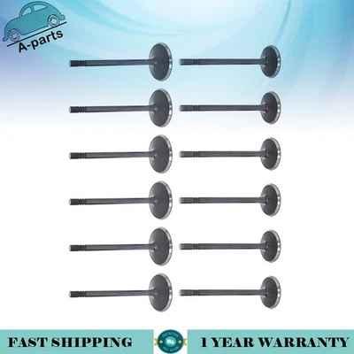 Juego de 12 válvulas de admisión escape para Ford Explorer Mazda B4000 1997 98-09 2010 V6 Foto 1 de 4