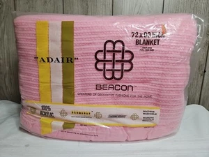 MANTA DOBLE BEACON Adair 100% Acrílico Tejido Waffle, 72x90, Tejido Térmico NUEVA DE COLECCIÓN - Imagen 1 de 8