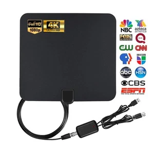 TV Antenna, Amplified Digital HDTV Antenna, with Free 4K 1080P HD VHF UHF Loc... - Picture 1 of 7