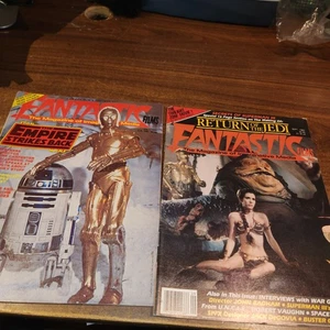 Vintage Star Wars Return Of The Jedi & Empire Strikes Back Fantastic Magazines - Picture 1 of 7