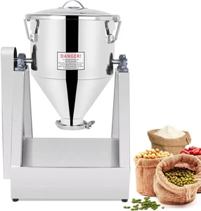 10L Electric Powder Blender Dry Powder Mixer 5kg Automatic Flour Mixing Machine  - Picture 1 of 13