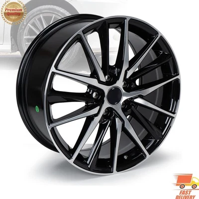 18" Wheel Rim For Toyota Camry 2021 2022 2023 2024 Black Alloy Rim Replacement - Image 1 of 4