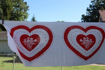 PANELES DE ALMOHADA CORAZONES VINTAGE O APLIQUES DE ACOLCHADO Almohada de corte y costura #7637 Foto 1 de 4