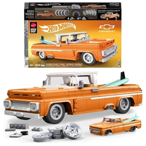 Mattel Brick Shop Hot Wheels Elite Series Custom '62 Chevy Pickup Building Set - Picture 1 of 7