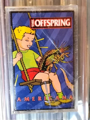 RARE ORIGINAL OFFSPRING AMERICANA CASSETTE USA EDITION HYPE STICKER SEALED INDIE - Image 1 of 4