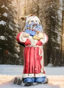 MCM Lionel Christmas Village Santa Claus 5" Tall Ceramic Taiwan 1970s EXC! - Picture 1 of 5