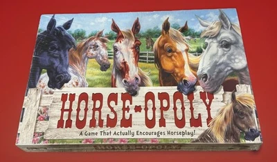 Horse Opoly Horseopoly Board Game Late For the Sky 2-6 Players Brand New Sealed - Image 1 of 2