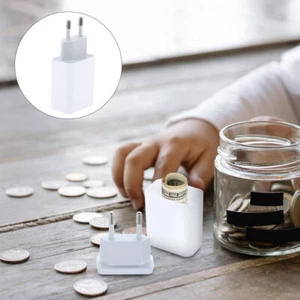 Hidden Money Box Disguised Safe Charging Head Hiding Travel Office for Cash - Picture 1 of 12