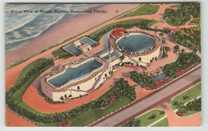 Postkarte Luftaufnahme der Marine Studios in Marineland, FL. - Bild 1 von 2