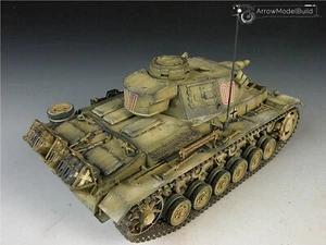 AeroModelBuild Panzer 3 kit modellino 1/35 costruito e verniciato - Foto 1 di 11