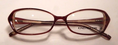 JONES NEW YORK J714 Violet 56/14 Plastic Eyeglass Frame New Old Stock #289 - Image 1 of 4