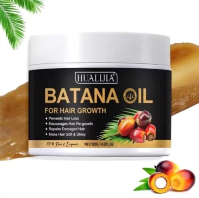 HUALIJIA Natürliches Batanaöl Kopfhaut- und Haaröl Haarwachstumsbehandlung Butter