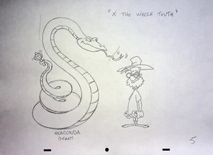Celda modelo dibujada a mano Robinson Sucroe (Robinson Sucroë) 1994 producción de animación - Imagen 1 de 2