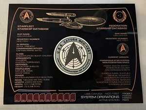• STAR TREK • STRANGE NEW WORLDS • CAYUGA PATCH PANEL PROP REPLICA • ENTERPRISE - Picture 1 of 4