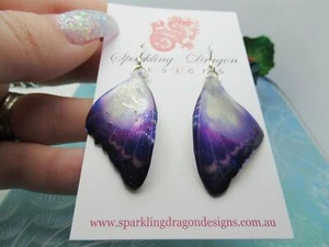 Midnight Mystic Butterfly Earrings: A Delightful Gift for Her - Whimsical Fairy - Bild 1 von 9
