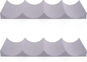 2 Portabottiglie per Frigorifero, in Silicone, Impilabile, Universale, per Frigo - Foto 1 di 12