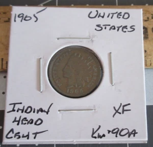 1905 - Indian Head Penny - Picture 1 of 2
