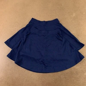 The Children’s Place Girls Medium 7/8 Tidal Uniform Ponte Knit Skort 2-Pack NWT - Picture 1 of 5