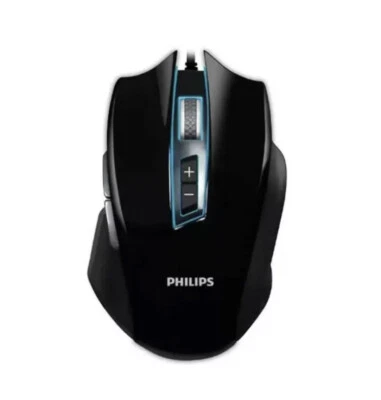 Philips G200 Wired Gaming Mouse With Ambiglow. 7 Way LED Lighting Pc Computer - Image 1 of 4