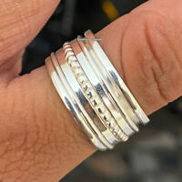 Spinner Ring 925 Sterling Silver Band &Handmade Meditation Jewelry All Size L-41 